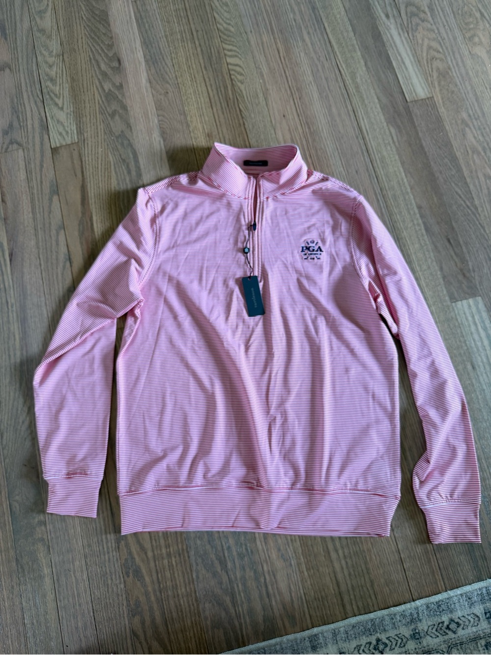 PGA Men's Red Quarter-Zip